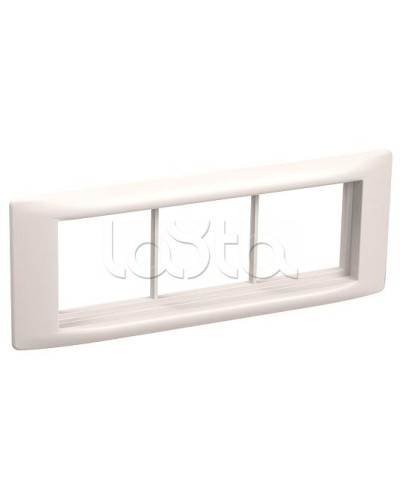 Рамка и суппорт для кабель-канала Праймер на 6 модулей, 60 мм белый IEK (CKK-40D-RSU6-060-K01) в Ессентуках Распределительные коробки Pintop.ru