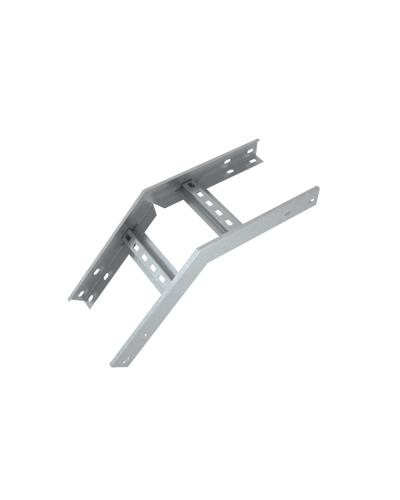 Угол лестничный вертикальный внешний 45 гр. 100х300х1,2 мм Быстрый монтаж HD85 КМ-профиль (LVLS45-100-300-1.2 HD85) в Ессентуках Аксессуары для лотков Pintop.ru