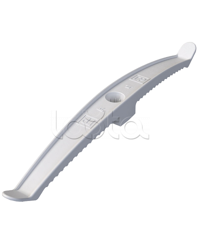 Держатель кабеля двусторонний для прямого монтажа белый (20шт/120шт уп/кор) Промрукав (PR13.0384) в Ессентуках Монтажные материалы Pintop.ru