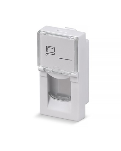 Вставка 45x22,5 (Mosaic) для 1 модуля формата Keystone Jack Cabeus (FP-L-22,5-1M) в Ессентуках Модули Keystone Pintop.ru