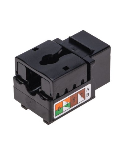 Модуль Keystone Jack RJ-45(8P8C), UTP неэкранированный, CAT 6, тип 90 градусов, черный REXANT PRO 02-0255 в Ессентуках Модули Keystone Pintop.ru