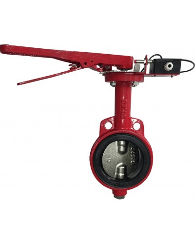 Затвор дисковый с электроприводом Спецавтоматика Зт 150/1,6(Р)-Ф.УЗ.1-АМК-150 с устройством контроля положения в Ессентуках Устройства пуска водяного пожаротушения Pintop.ru