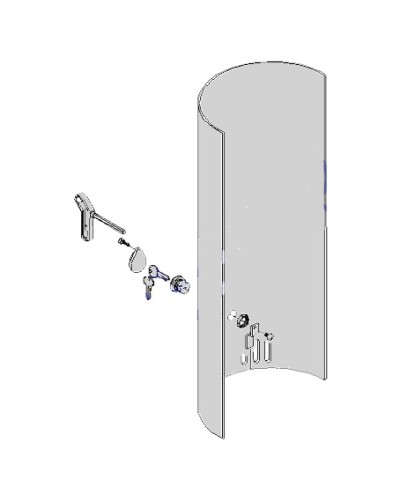 Крышка с замком разблокировки CAT-X Came 119RIX012 в Ессентуках Запчасти для шлагбаумов и автоматики Pintop.ru