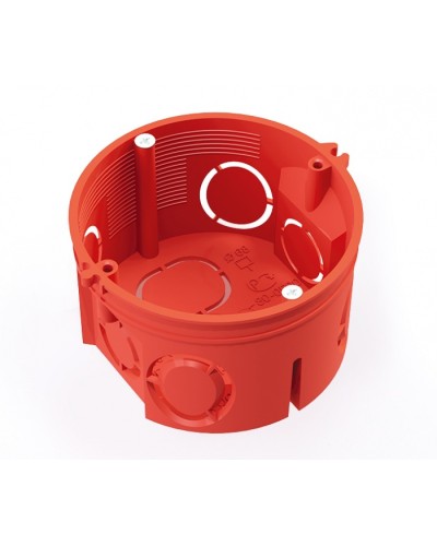 Коробка установочная безгалогенная (HF) 68х42 с саморезами без соединителя (245шт/кор) Промрукав (80-0501 С) в Ессентуках Распределительные коробки Pintop.ru