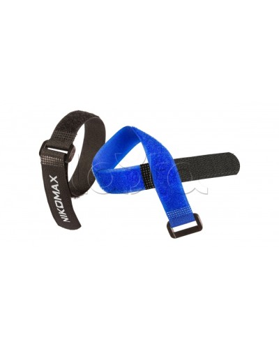 Стяжка-липучка NIKOMAX NMC-CTV290-20-HB-BK-10 (10шт) в Ессентуках Стяжки-хомуты Pintop.ru