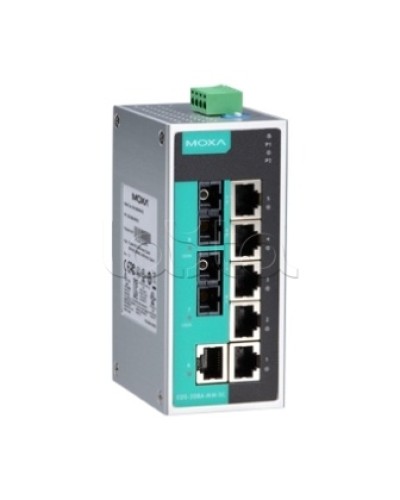 Коммутатор неуправляемый промышленный 8-портовый Moxa EDS-208A-SS-SC в Ессентуках Коммутаторы Pintop.ru