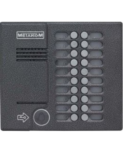Блок вызова домофона антивандальный Метаком MK20.2-RFEVN в Ессентуках Блоки вызова многоабонентные Pintop.ru