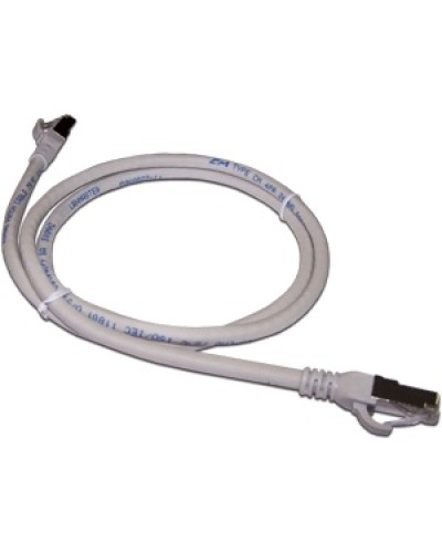 Патч-корд RJ45 - RJ45, 4 пары, FTP, категория 6A, 5 м, серый LANMASTER LAN6A-S45-45-5.0-GY в Ессентуках Патчкорды (медные) Pintop.ru