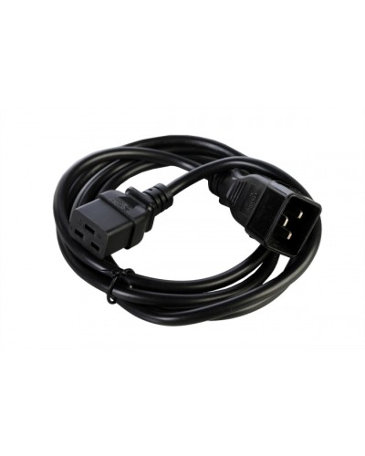 Шнур питания с заземлением IEC 60320 C19/IEC 60320 C20, 16А/250В (3x1,5), длина 1,8 м Rem R-16-Cord-C19-C20-1.8 в Ессентуках Блоки розеток Pintop.ru