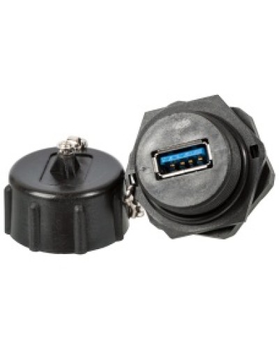 ндустриальный соединительный модуль USB 3.0, IP67, с крышкой LANMASTER (LAN-OK-USB30/180-WP) в Ессентуках Коммутационные изделия Pintop.ru