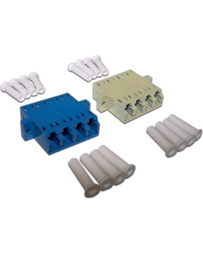 Адаптер оптический LC, SM/APC, корпус SC дуплекс, квадро LANMASTER LAN-4LCS-AM-APC в Ессентуках Коннекторы Pintop.ru