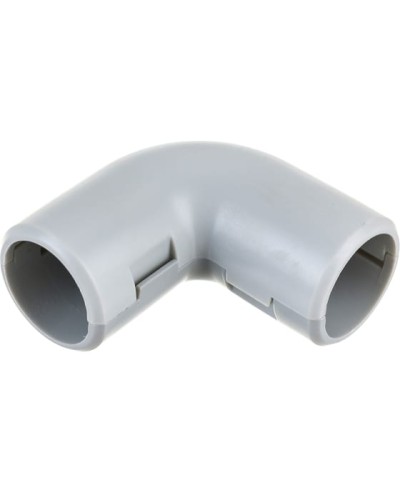 CI16G Угол 90 гр.(2част.), без галогена, для труб D16мм, цвет чёрный (1уп = 50шт) Экопласт (41216-50HF-BL) в Ессентуках Повороты, муфты, тройники Pintop.ru