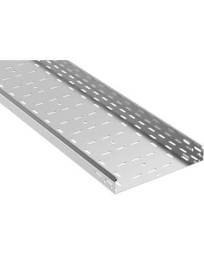 ESCA 3 Лоток перф. без боковой перф. 35х100х3000-0,45 IEK (ES3-15-035-100-3-045) в Ессентуках Кабельные лотки Pintop.ru