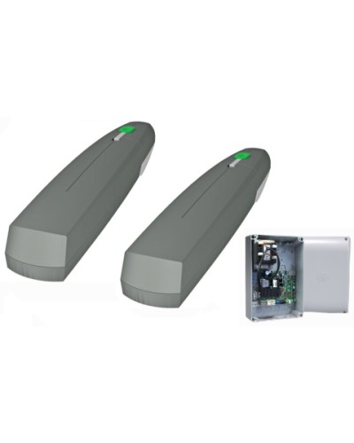 Came AXI (до 300 кг до 2,5 м 100%) (серый) SWN25 - Привод 24 В линейный самоблокирующийся с энкодером для створок 2,5 м, корпус серыйZL65 - Блок управления с расширенным набором функций в Ессентуках Автоматизация ворот Pintop.ru