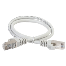 ITK Коммутационный шнур (патч-корд), кат.5Е FTP, 5м, белый (PC08-C5EF-5M)