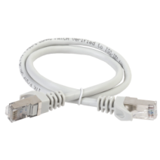 ITK Коммутационный шнур (патч-корд), кат.5Е FTP, 0,5м, белый (PC08-C5EF-05M)