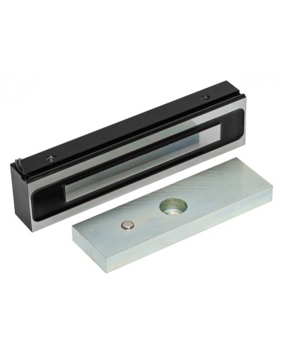 Электромагнитный замок AccordTec ML-200K-3 Premium Black с уголком в Ессентуках Электромагнитные замки Pintop.ru