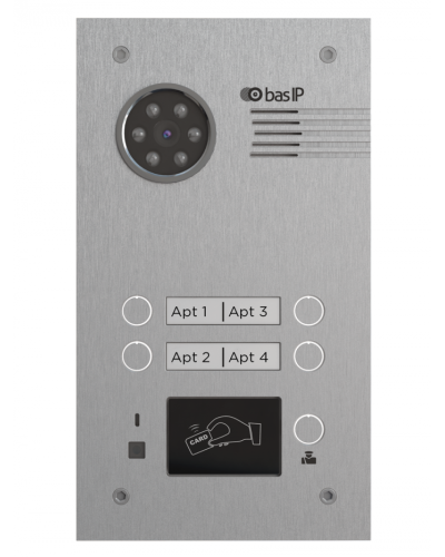 Вызывная панель BAS-IP BA-04MD SILVER в Ессентуках Вызывные IP панели Pintop.ru