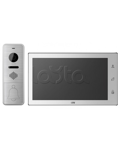 Комплектвидеодомофона CTV-DP4706AHD (белый) в Ессентуках Комплекты домофонов Pintop.ru