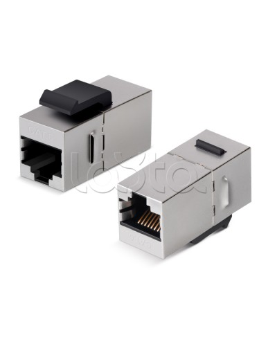 Проходной адаптер Keystone RJ45-RJ45 Cabeus (CA-KJ-8P8C-C6-SH) в Ессентуках Коннекторы Pintop.ru