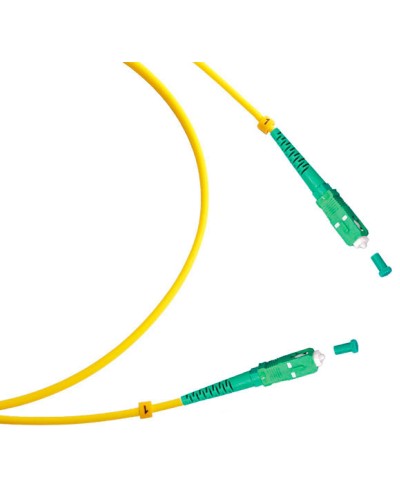 Шнур оптический simplex SC/APC-SC/APC 9/125 sm 3м LSZH Cabeus FOP(s)-9-SC/APC-SC/APC-3m в Ессентуках Патч-корды оптические Pintop.ru