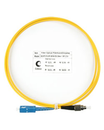 Шнур оптический simplex SC-FC 9/125 SM 1.5 м LSZH в Ессентуках Патч-корды оптические Pintop.ru