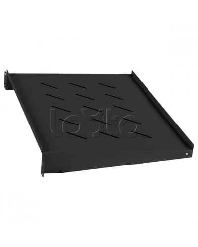 Полка 19 перфорированная консольная 2U глубина 315мм (цвет черный) Cabeus SH-J017-2U-315-BK в Ессентуках Полки для шкафов и стоек Pintop.ru