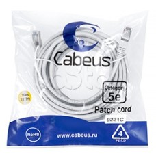 Патч-корд медный F/UTP кат.5е (20м) PVC (серый) Cabeus (PC-FTP-RJ45-Cat.5e-20m)