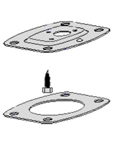 Монтажное основание стойки с анкерами DIR-L DIR-LNCame 119RIR146 в Ессентуках Запчасти для шлагбаумов и автоматики Pintop.ru