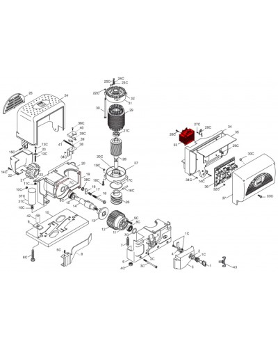 Конденсатор 9 мкФ с гибкими выводами Came 119RIR304 в Ессентуках Запчасти для шлагбаумов и автоматики Pintop.ru