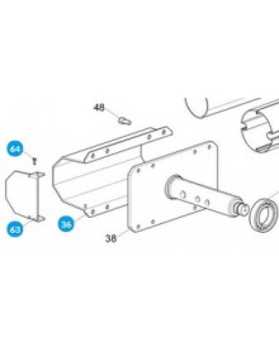 Крышка блока управления ZL37 Came 319148 в Ессентуках Запчасти для шлагбаумов и автоматики Pintop.ru