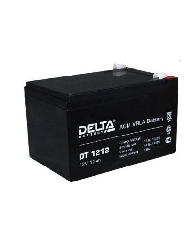 Аккумулятор свинцово-кислотный Delta DT 1212 в Ессентуках Электротехническое оборудование Pintop.ru