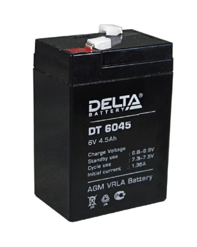 Аккумулятор свинцово-кислотный Delta DT 6045 в Ессентуках Электротехническое оборудование Pintop.ru