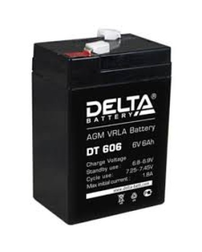 Аккумулятор свинцово-кислотный Delta DT 606 в Ессентуках Электротехническое оборудование Pintop.ru