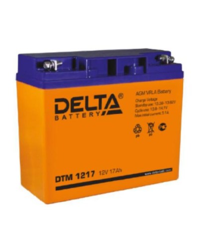 Аккумулятор свинцово-кислотный Delta DTM 1217 в Ессентуках Электротехническое оборудование Pintop.ru