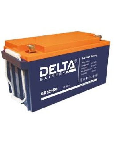 Аккумулятор свинцово-кислотный Delta GX 12-80 в Ессентуках Электротехническое оборудование Pintop.ru