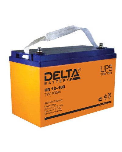 Аккумулятор свинцово-кислотный Delta HR12-100 в Ессентуках Электротехническое оборудование Pintop.ru