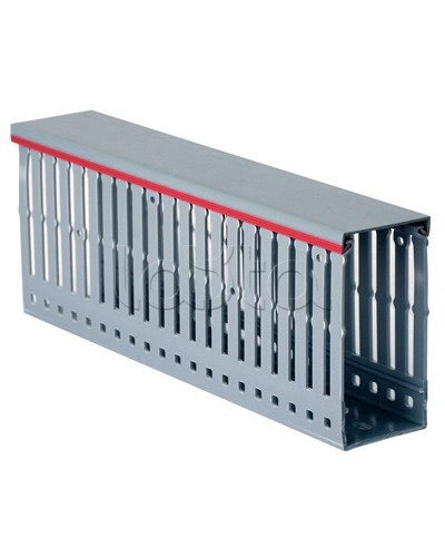 Короб перфорированный, серый RL6 60x60 мм DKC 01108RL в Ессентуках Кабельные лотки Pintop.ru