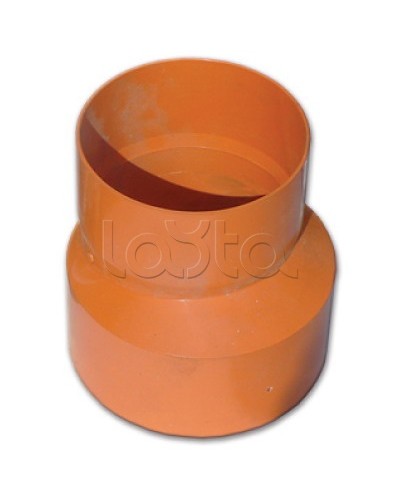 Переходник для двустенных труб полипропилен 90-110ммDKC 024110 в Ессентуках Повороты, муфты, тройники Pintop.ru