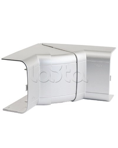 Угол внутренний 90х50 мм, изменяемый 70-120°, цвет серый металлик DKC 09551G в Ессентуках Аксессуары для кабель-канала Pintop.ru