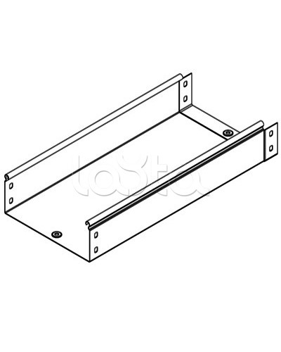 Лоток неперфорированный металлический 200х100мм L 2000 DKC 35113 в Ессентуках Кабельные лотки Pintop.ru