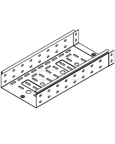 Лоток перфорированный 300х50 L3000 горячеоцинкованный DKC 35265HDZ в Ессентуках Кабельные лотки Pintop.ru