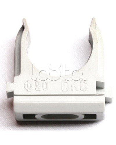 Держатель с защелкой, д.20мм, в упаковках по 10шт. DKC 51020R10 в Ессентуках Держатели, клипсы, скобы Pintop.ru