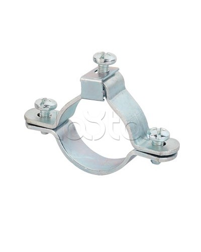 Хомут заземления для труб 20-1/2 мм, оцинкованная сталь DKC 6042-20 в Ессентуках Стяжки-хомуты Pintop.ru