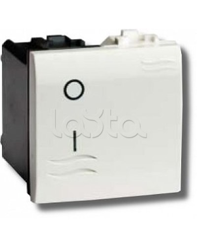 Выключатель двухполюсный белый 2 мод в Ессентуках Аксессуары для стоек и шкафов Pintop.ru