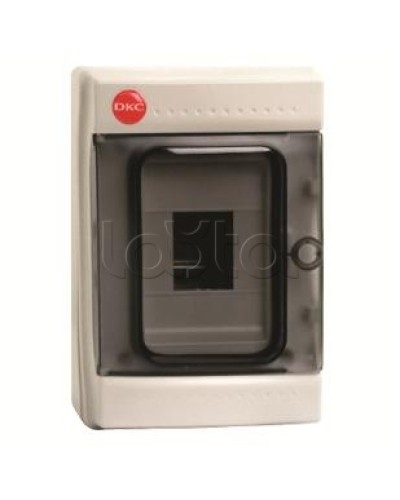 Щиток настенный с дверцей, 4 модуля, IP65, цвет серый DKC 85604 в Ессентуках Боксы для автоматов Pintop.ru