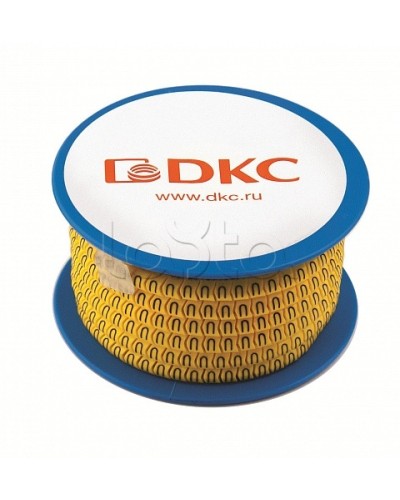 Колечко маркировочное P, 1,3-2,5мм. черное на желтом DKC AZO2PPBY в Ессентуках Крепежные изделия Pintop.ru