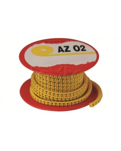 Колечко маркировочное U, 2.5-4мм. черное на желтом DKC AZO3UUBY в Ессентуках Аксессуары для кабель-канала Pintop.ru