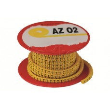 Колечко маркировочное 4, 4-8мм. черное на желтом DKC AZS404BY