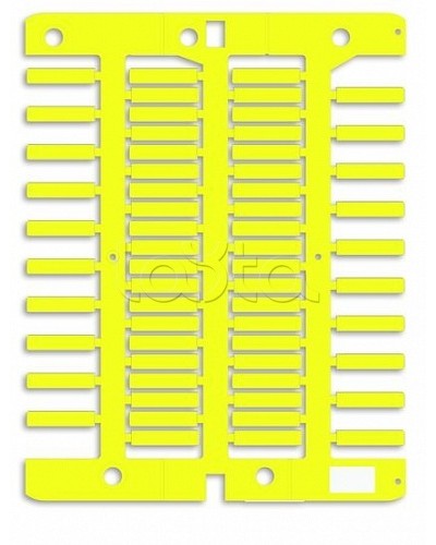 Маркировка для провода, жесткая, для трубочек. 4х18мм. Желтая DKC NUT18Y в Ессентуках Крепежные изделия Pintop.ru